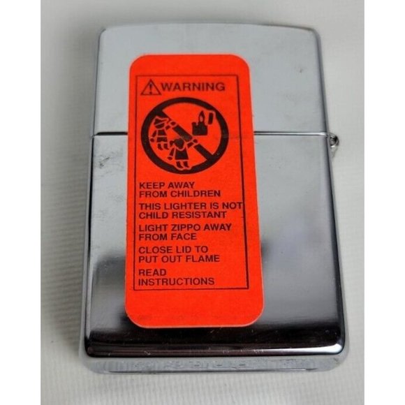 Vintage NIB Zippo Lighter Bless the USA Heart Flag Unstruck 2001 - Picture 3 of 6